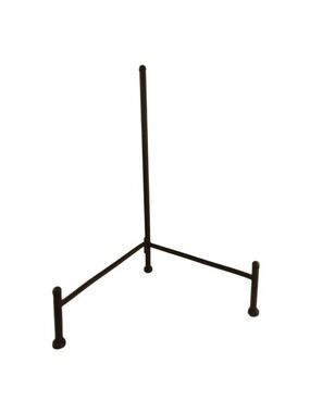 Black Metal Display Stand 18 Inch Foldable Tripod Easel